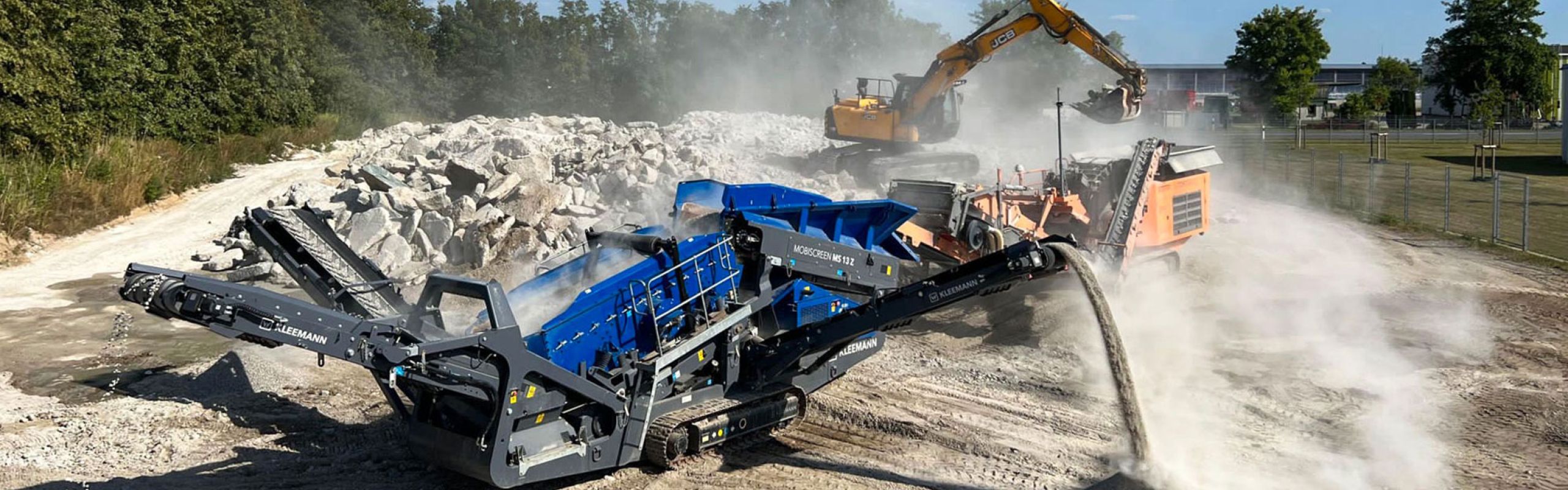 Bauschuttaufbereitung