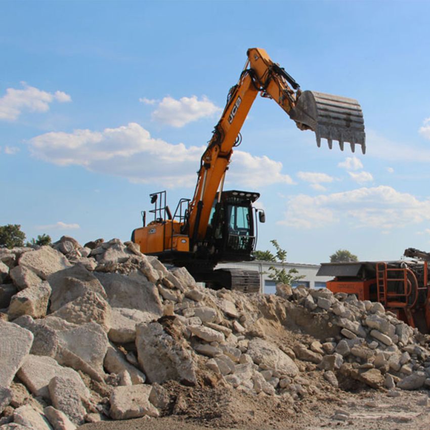 Bauschuttaufbereitung